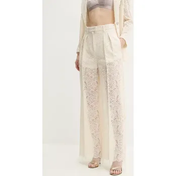 Dámské kalhoty Kalhoty Simona Corsellini P25CPPA013 béžová 01X, vel. 38