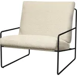 Křeslo Desert Pure Bouclé "Black/ Off-white" ferm LIVING