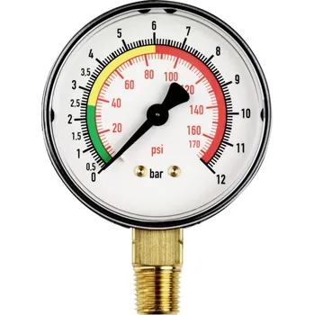 Kompresor Metabo 80901026815 manometr stlačeného vzduchu 1 ks