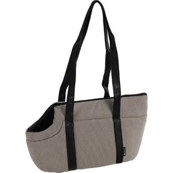 Taška pro psa a kočku Taška FLAMINGO Aaliyah šedá 46x23x25cm (do max. 6kg)