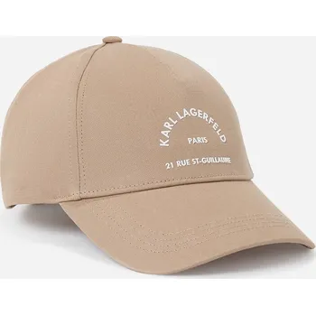 Klobouk KŠILTOVKA KARL LAGERFELD K/RSG CAP NOUGAT
