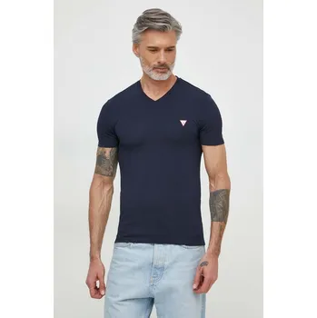 Pánské oblečení Tričko Guess tmavomodrá barva, M2YI32 J1314 M2YI32.J1314 59X, vel. M