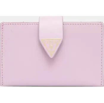 Kožená peněženka Guess MIRIAM fialová barva, RW1773 P5201 RW1773.P5201 40X, vel. ONE SIZE