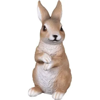 Zahradní dekorace NOHEL GARDEN Zajíc sedící 15x20x34cm, polyresin