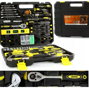 Sada nářadí SADA NÁŘADÍ KLÍČŮ 168 DÍLŮ KUFR S NÁŘADÍM BITY TORX IMBUS