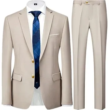 Pánský oblek Svatební pánský oblek MC120 Velikost: L, Barva (Varianta): 2 ks sada xing se