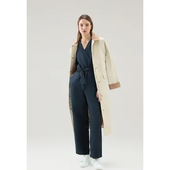 Dámské šaty OVERAL WOOLRICH VISCOSE LINEN SUIT MELTON BLUE