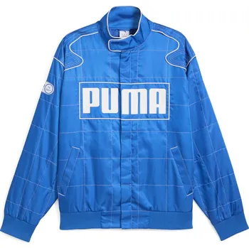 Pánská větrovka Přechodná bunda PUMA ARCHIVE SEASONAL RELAXED RACER JACKET 62991458 – Modrá XL