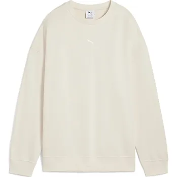 Dámská mikina Dámská Mikina PUMA ESS OVERSIZED CREW TR 68540187 – Béžová S