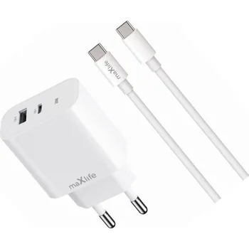 Rychlá síťová nabíječka 20W s kabelem 2 vstupy pro iPhone 16 Plus