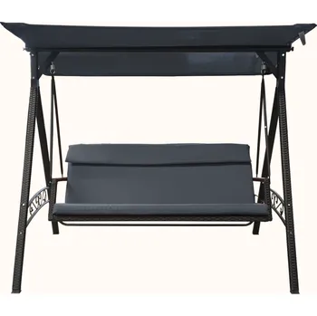 Zahradní houpačka Rojaplast Rattan zahradní houpačka