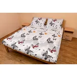 Tegatex Povlečení bavlna - motýlci 70*90 cm, 140*200 cm