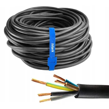 elektrický kabel KABEL NAPÁJECÍ SILOVÝ OW 5x2,5 H05RR-F GUMOVÝ 75 m