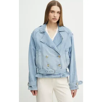 Dámská casual bunda Džínová bunda BOSS Orange 50539077 modrá 55J, vel. S