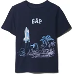 Chlapecké tričko GAP V-BF 2YRS Tmavě modrá, Modrá