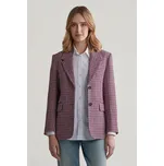 SAKO GANT REG HOUNDSTOOTH BLAZER BRIGHT RED
