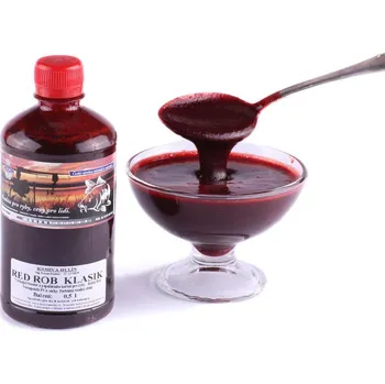Boilies Krmiva Hulín Booster Red Rob Klasik 1 l