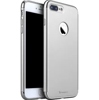 Pouzdro na mobilní telefon IPAKY 5277 IPAKY 3v1 Ochranný kryt Apple iPhone 7 Plus stříbrný