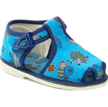 Chlapecké bačkory ARNO 505 barevné chlapecké bačkůrky EU 19