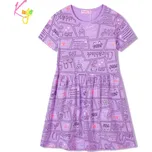 Dětské šaty KUGO SH3517S fiaové vel.98,104,110,116,122