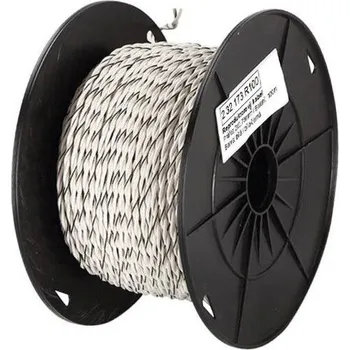elektrický kabel Kabel repro 2x0,75mm² kroucený bílý