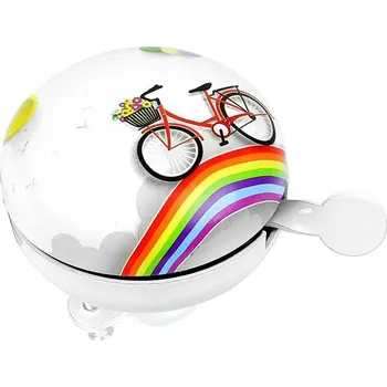 Zvonek na kolo Retro zvonek na kolo JET DingDong 65mm bílý