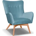 MEBLOMAR Křeslo OLO dřevěné nohy