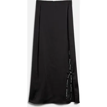 Dámská sukně SUKNĚ KARL LAGERFELD JEANS KLJ SATIN MAXI SKIRT BLACK