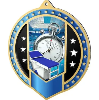 Poháry Bauer Kovová medaile MDMA03M13 | Plavání