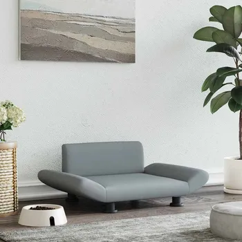 Pelíšek pro psa Pelíšek pro psy krémový 70 x 45 x 28 cm umělá kůže