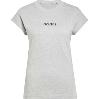 Dámské triko adidas ESSENTIALS LINEAR S Šedá, Černá