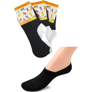 Dámské ponožky Neviditelné ponožky do tenisek černá 39-42