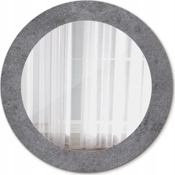 Zrcadlo Moderní Zrcadlo Kulaté Betonová textura 60cm
