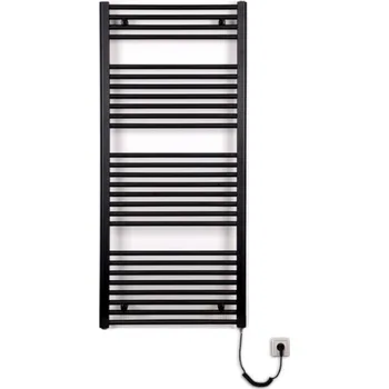 Radiátor thermal-trend Těleso koupelnové elektrické 600/1680 typ KD-E 800W TT, RAL 9005 černé