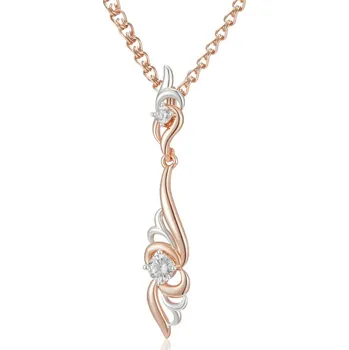 Náhrdelník Luxusní náhrdelník s kameny pozlacený 14K zlatem KI767 Barva (Varianta): H2138