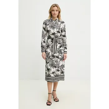 Dámské šaty Šaty Answear.LAB černá barva, midi 24262lr.fos 99X, vel. L