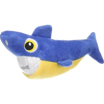 Hračka pro psa Hračka FLAMINGO plyš - Gebla žralok s TPR gumou plnící 29,5x16x12cm