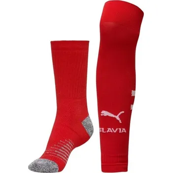 Štulpny Fotbalové štulpny Puma TEAM SKS GRAPHIC SOCKS PROMO 3 Červená, Bílá, Šedá