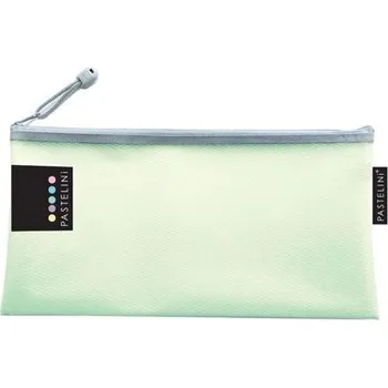 Síťovaná zipová obálka Pastelini - DL, zelená 321.1018