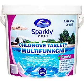 Sparkly POOL Chlorové tablety 4v1 multifunkční 200 g
