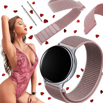 Řemínek na hodinky Řemínek ChronSmarta pro Xiaomi 22mm růžový