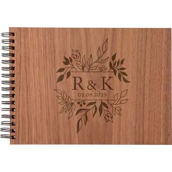 Fotoalbum Dřevěné svatební fotoalbum - příroda Zvolte variantu: Ořech