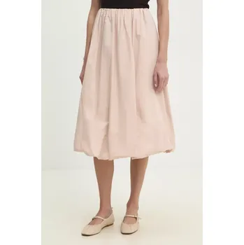 Dámská sukně Bavlněná sukně Answear.LAB sd1618.FKK béžová 80X, vel. S