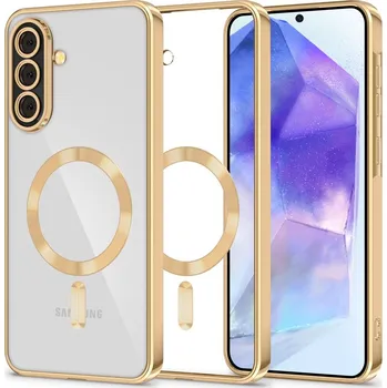 Náhradní kryt pro mobilní telefon Kryt Tech-Protect Magflex Magsafe Samsung Galaxy A56 5G Shiny Gold