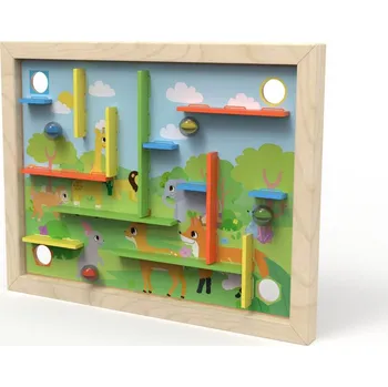 Dřevěná hračka Rappa 2Kids Toys Kreativní naklápěcí labyrint