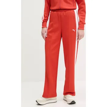 Tepláky Puma Always on dámské, červená barva, vzorované, 629797 33X, vel. XS