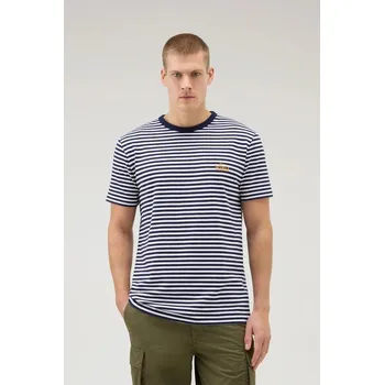 TRIČKO WOOLRICH STRIPED T-SHIRT BLUE STRIPE