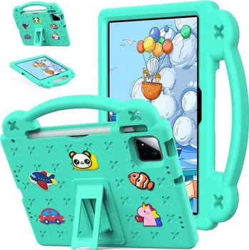 Příslušenství pro tablet VSECHNONAMOBIL 103612 FANY Dětský kryt na tablet pro Xiaomi Pad 7 / Pad 7 Pro zelený
