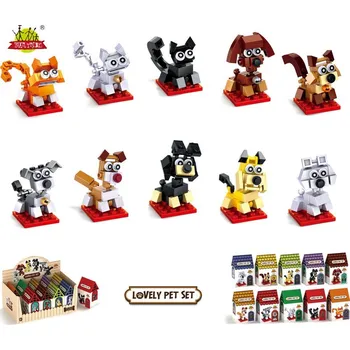 plyšák Mini stavebnice Domácí mazlíčci - EPEE