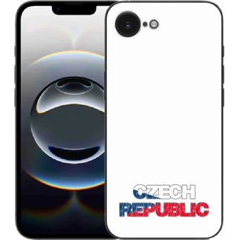 Pouzdro na mobilní telefon Gelový kryt mmCase na iPhone 16e - Czech Republic bílé pozadí